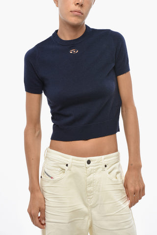Rundhalstop Kurzarm M-ARGA Mit Logo-Cut-Out