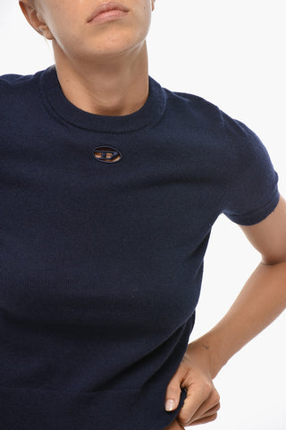 Rundhalstop Kurzarm M-ARGA Mit Logo-Cut-Out