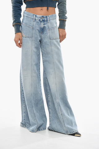 Ausgestellte Jeans D-AKII Niedrige Taille 39cm L32