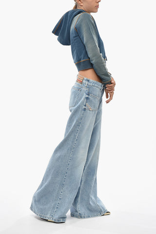 Ausgestellte Jeans D-AKII Niedrige Taille 39cm L32
