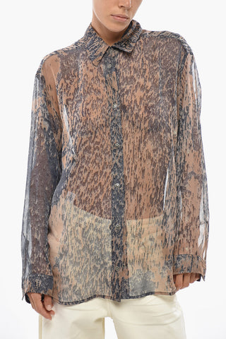 Leichte Halbtransparente Bluse C-OSMOS