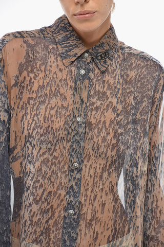 Leichte Halbtransparente Bluse C-OSMOS