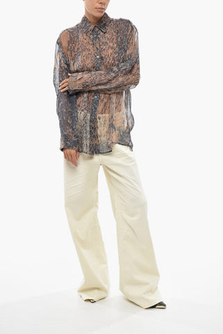 Leichte Halbtransparente Bluse C-OSMOS