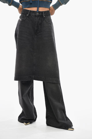 Loose-Fit Low-Rise Trousers D-SYREN-S 30cm