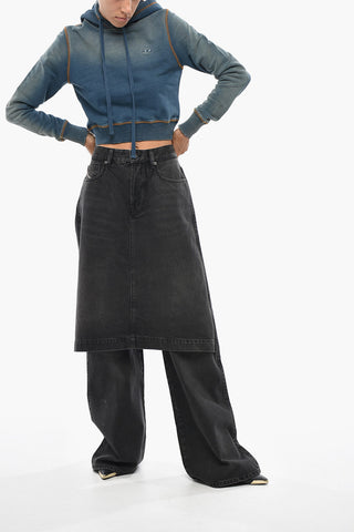 Loose-Fit Low-Rise Trousers D-SYREN-S 30cm