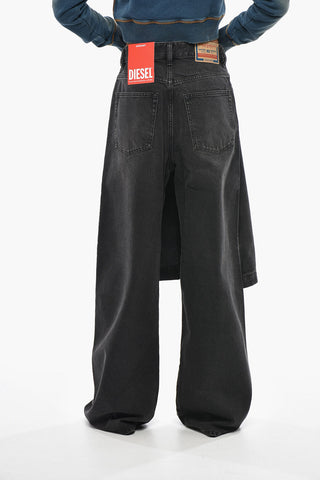 Loose-Fit Low-Rise Trousers D-SYREN-S 30cm