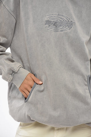 Hoodie aus Baumwolle S-BOXSTIC mit besticktem Logo
