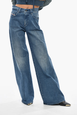 Wide-Leg Jeans D-KEMAI High Waist 30cm L32