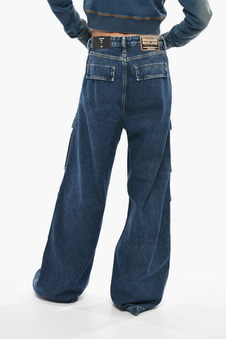 Cargo Wide-Leg Jeans P-MIRTA-OUT 30cm