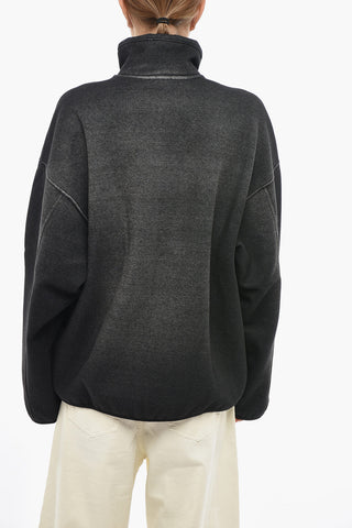 Cotton-Blend Zip-Up Sweatshirt S-BATY