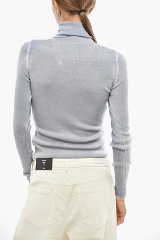 Pullover M-ARIBELLE Aus Wolle Mit Delavé-Effekt