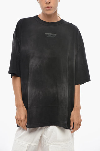 Crewneck T-Shirt T-WASH-OUT-F-NEW Delavé Effect