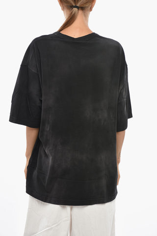 Crewneck T-Shirt T-WASH-OUT-F-NEW Delavé Effect