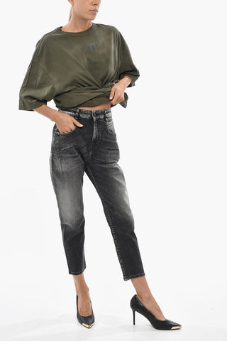 Tapered Jeans D-FAYZA Dark Wash 14cm L32
