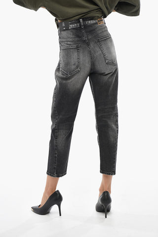 Tapered Jeans D-FAYZA Dark Wash 14cm L32