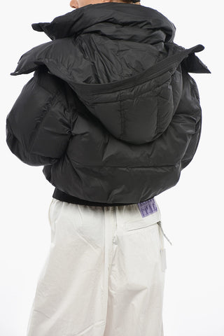 Padded Jacket W-PEYT-SHORT-NEW with Removable Hood