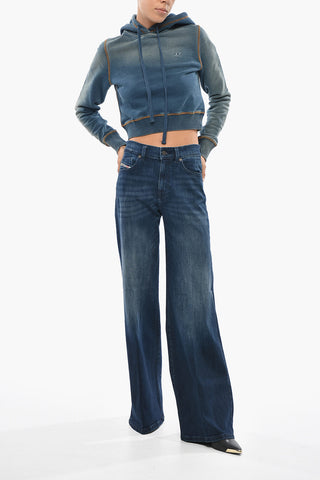 Wide-Leg Jeans D-KEMAI High Waist 30cm L32