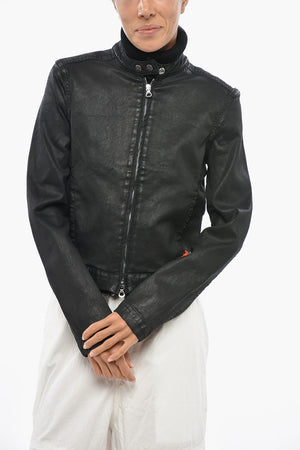 JOGG JEANS Coated Cotton Jacket DE-MORNIN