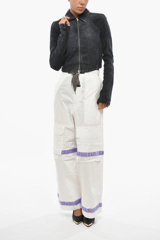 Denimjacke DE-SYLEN-S Mit Ripp-Einsätzen