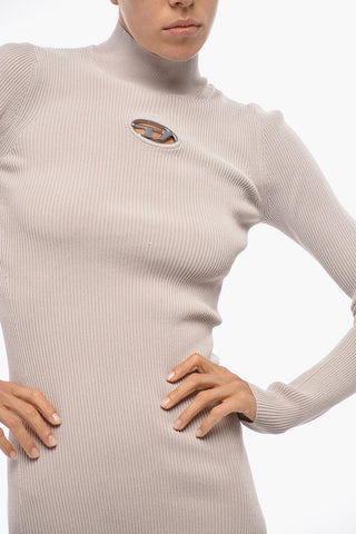 Midi-Etuikleid M-ZARY-B Mit Logo-Cut-Out-Detail