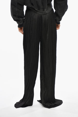Plissierte Hose P-CHINO-ELA-XX in gerader Passform mit elastischem Bund