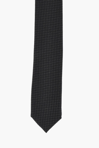CC COLLECTION Cravatta Slim Fit con Ricami