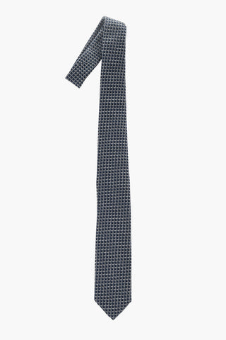 Geometric Silk Tie