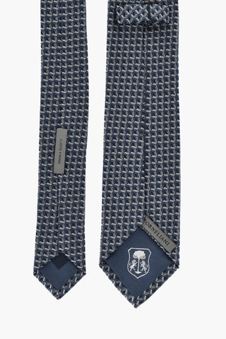 Geometric Silk Tie