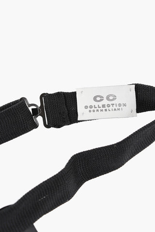 CC COLLECTION Solid Silk Bow Tie