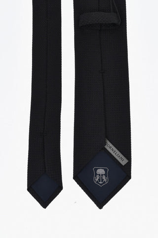 Silk Embroidered Solid Tie