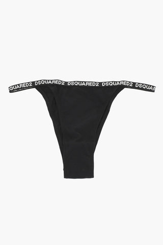 Slip In Stretch-Baumwolle Mit Logogummibund