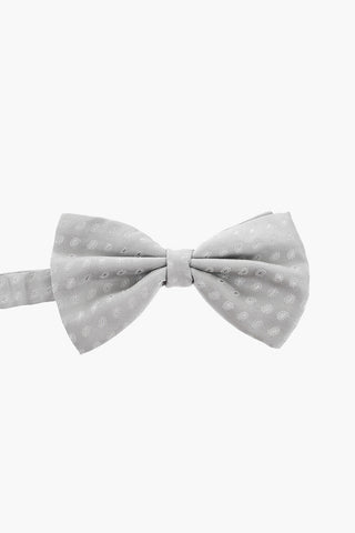 Silk Bow Tie with Embroidery