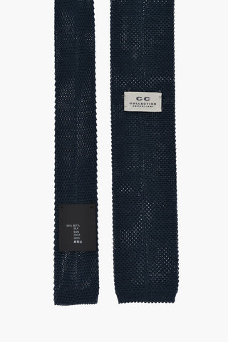 CC COLLECTION Cravatta in Crochet a Tinta Unita