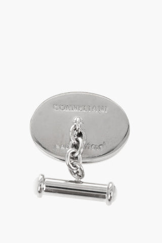 Brass Cufflinks With Pearlescent Detail