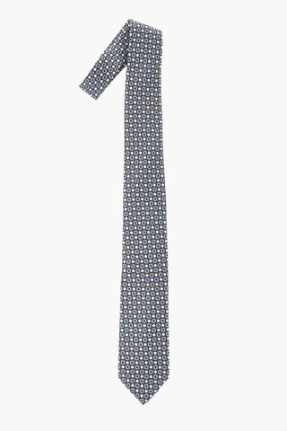 Geometric Silk Tie