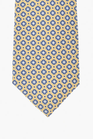 Floral Pattern Silk Tie