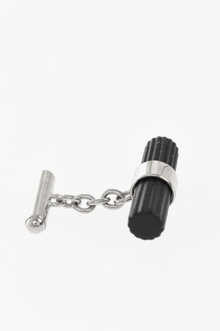Brass Cufflinks with Contrast Detail