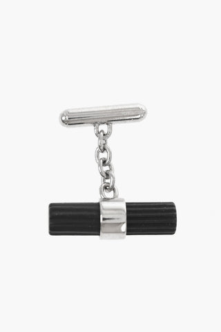 Brass Cufflinks with Contrast Detail
