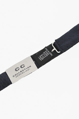 Silk Bow Tie with Tone-on-Tone Embroidery