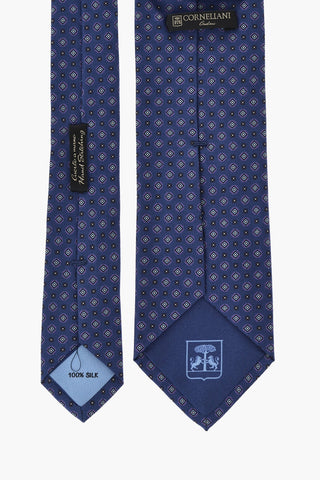 Silk Tie With Patterned Print