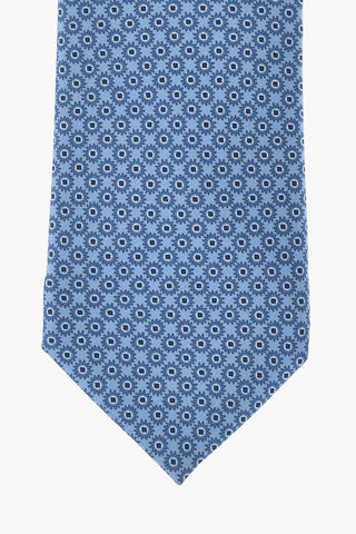 Silk Tie with All-Over Print