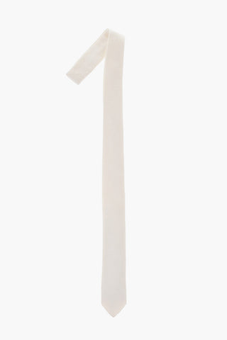 Slim-Fit-Seidenkrawatte mit Wabenmuster