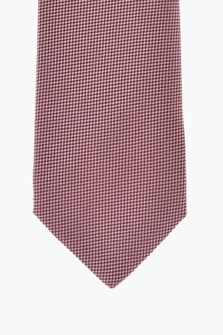 Two-Tone Tie With Micro Check