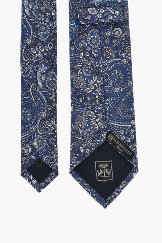 Cravatta In Seta Con Stampa Paisley