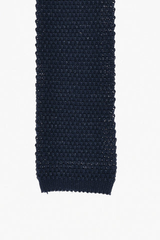 Cravatta Crochet In Misto Seta 