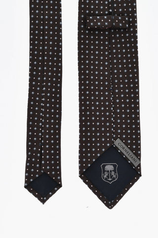 Seidenkrawatte Mit Punkten
