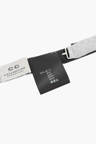 CC COLLECTION Ton-in-Ton Gepunktete Seidenfliegen