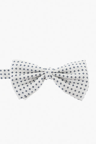 CC COLLECTION Silk Bow Tie With All-Over Diamond Embroidery