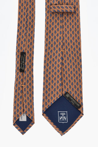 Silk Tie with All-Over Print