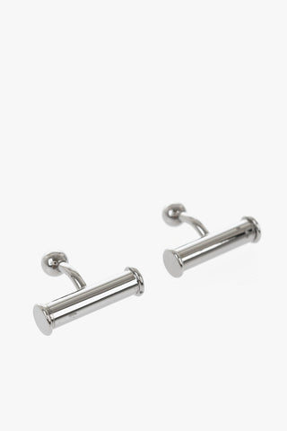 Solid-Color Brass Cufflinks